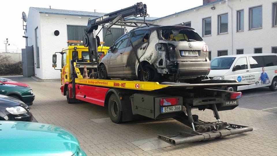 Abschleppen PKW Nummerschild schwärzen